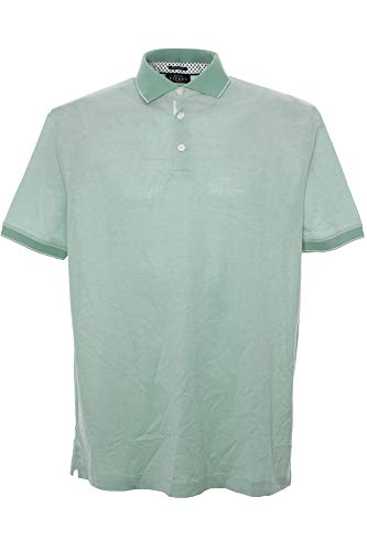 Kitaro Poloshirt Polo Shirt Hemd Herren Kurzarm Merzerisierte Baumwolle, Farbe:dunkelblau, Herrengrößen:3 im Sale